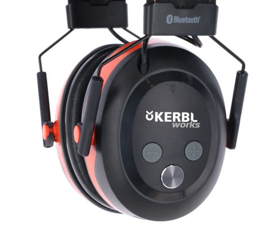 Der Kerbl-Ohrenschützer funktioniert mit Bluetooth