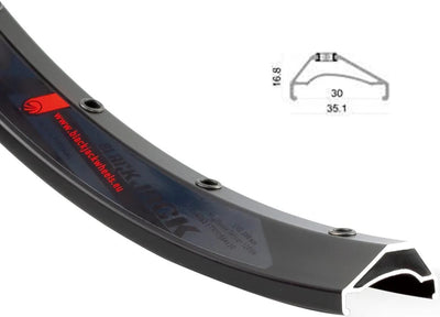 Rodi-Radfahren Rodi Velg Ready 30 ASY RIM RODI FREE 30 ASY 30-622 32H Schwarz