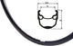 Ryde Rim Andra 10 19-622 36H Schwarz