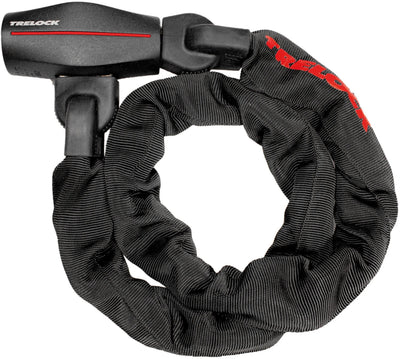 Trelock BC 680 110 9,5 - Sicherste Kettenschloss, 110 cm, schwarz