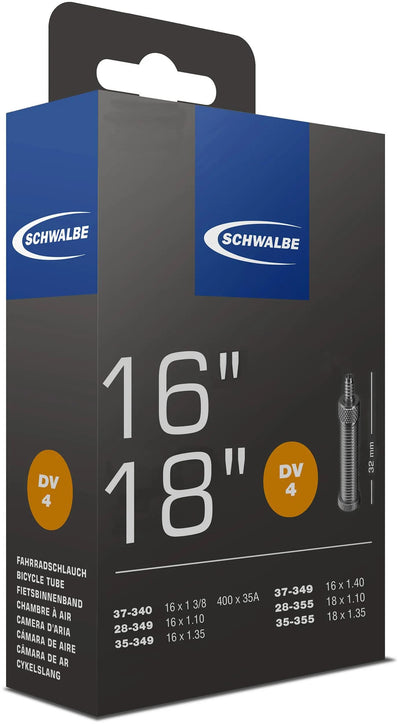 Schwalbe Schlauch dv4 16 18 Zoll 28 37-340 355 32 mm