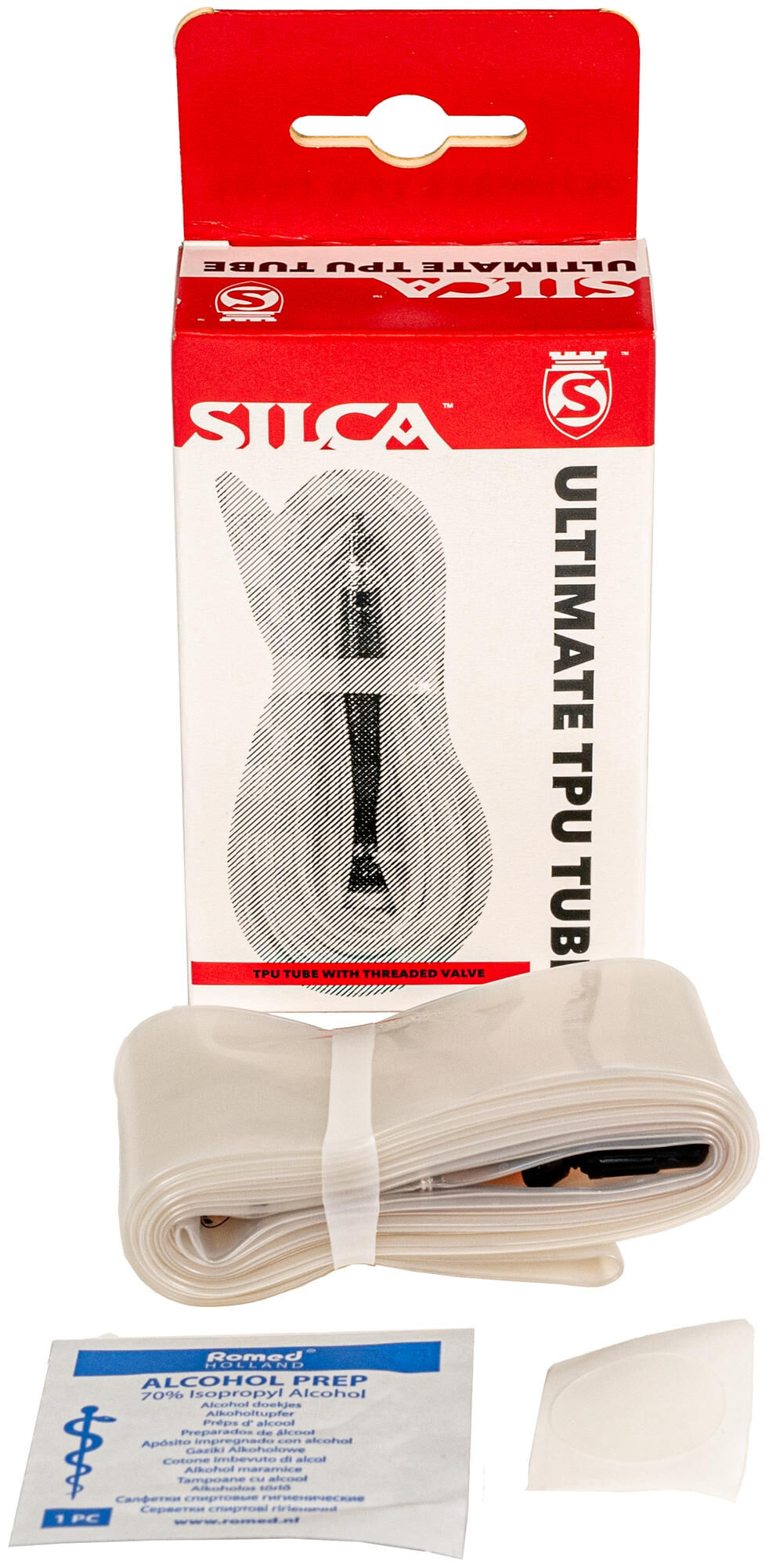 Silca-Röhren, TPU-Innenrohr, 44–64 mm, 50 mm Entlüftung
