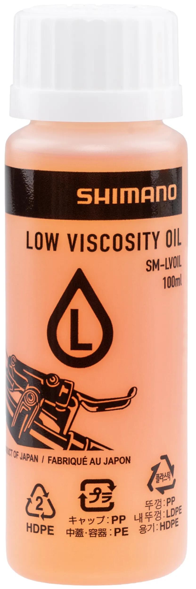 Shimano Bremsflüssigkeit Mineralöl niedrig 100 ml Scheibe niedrige Viskosität