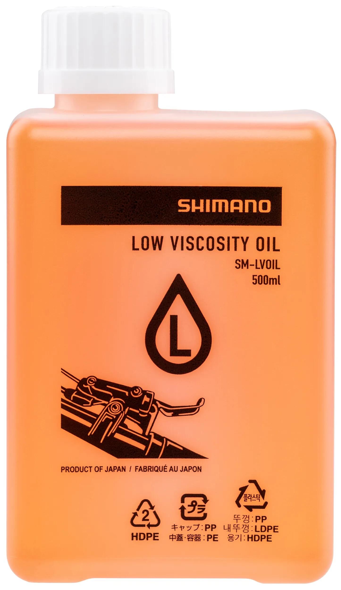 Shimano Bremsflüssigkeit Mineralöl niedrig 500 ml Scheibe niedrige Viskosität