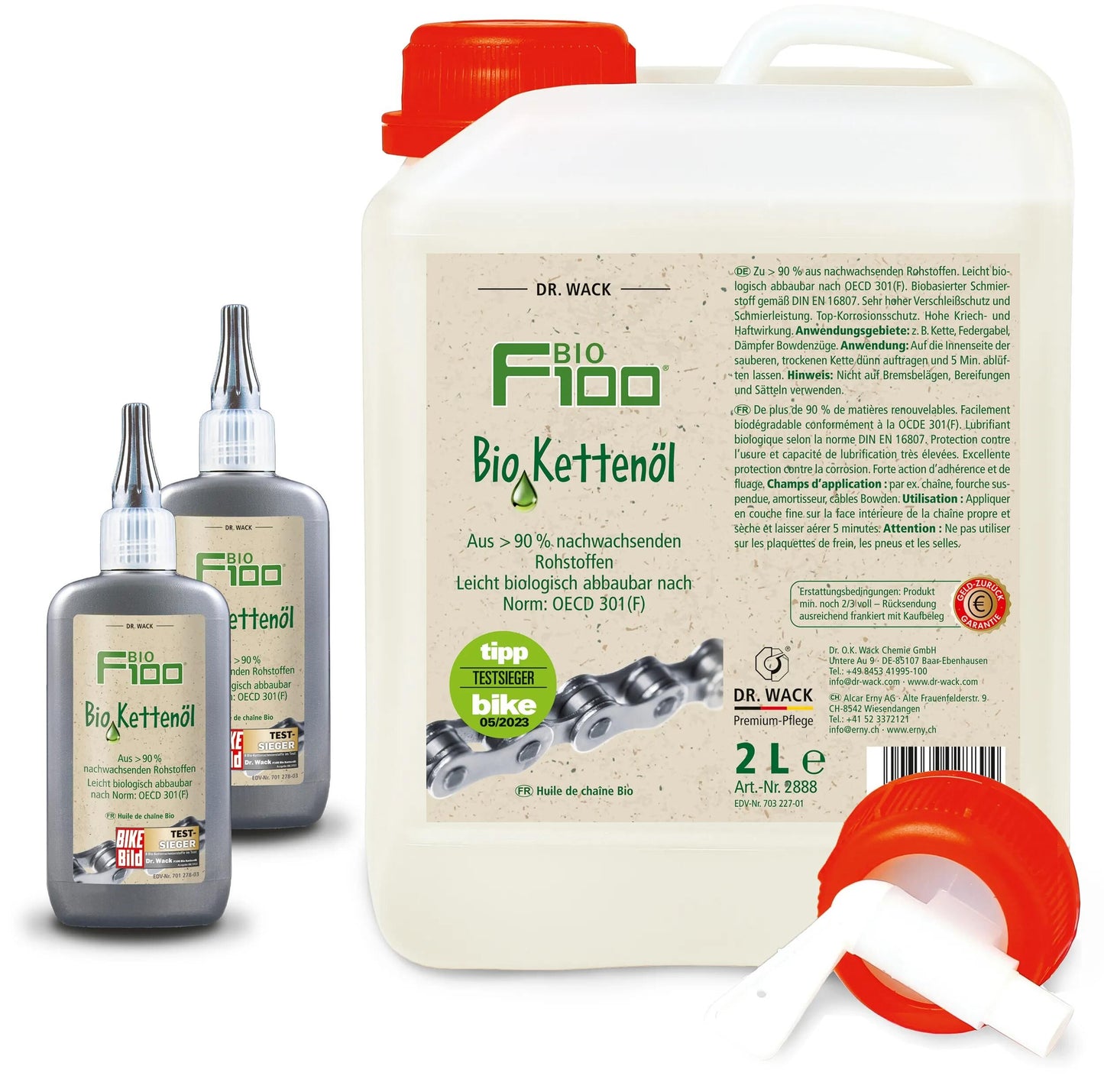 Dr. Wack Chain Oil Dr. Wack 2L Bio 2 L Kanister