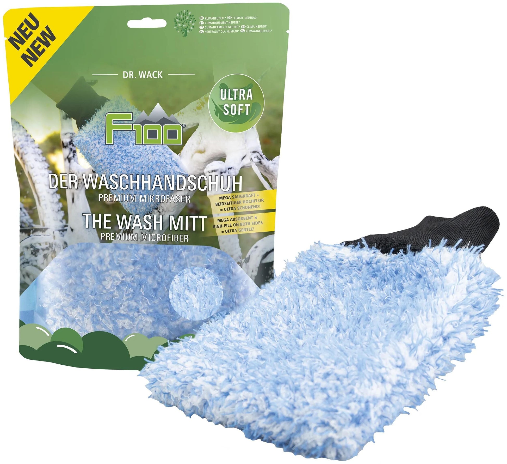 Drwack the Wash Handschuh Dr. Wack F100 Premium -Mikrofaser