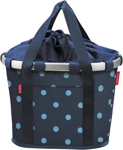 Rixen Kaul Shop.Bag R K Bikebasket gemischte Punkte Blau