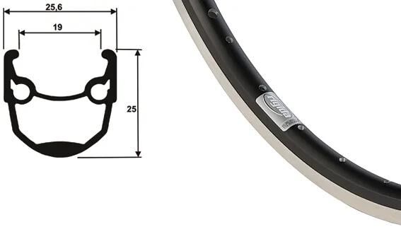 CONTEC-Vorderrad Andra 10 + Shimano HB-QC400.