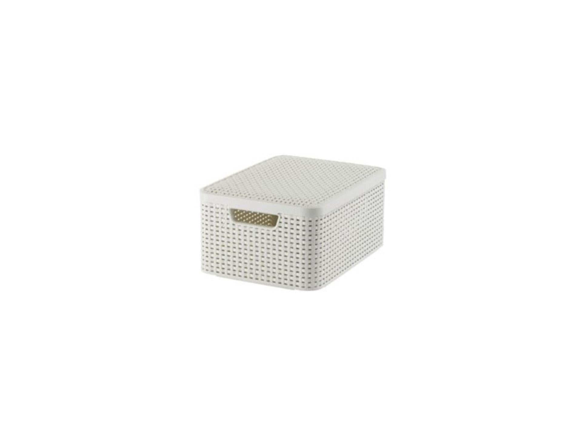 Curver Curver Storage Box Style mit Deckel M 18 l Crèmewit