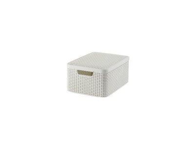 Curver Curver Storage Box Style mit Deckel M 18 l Crèmewit