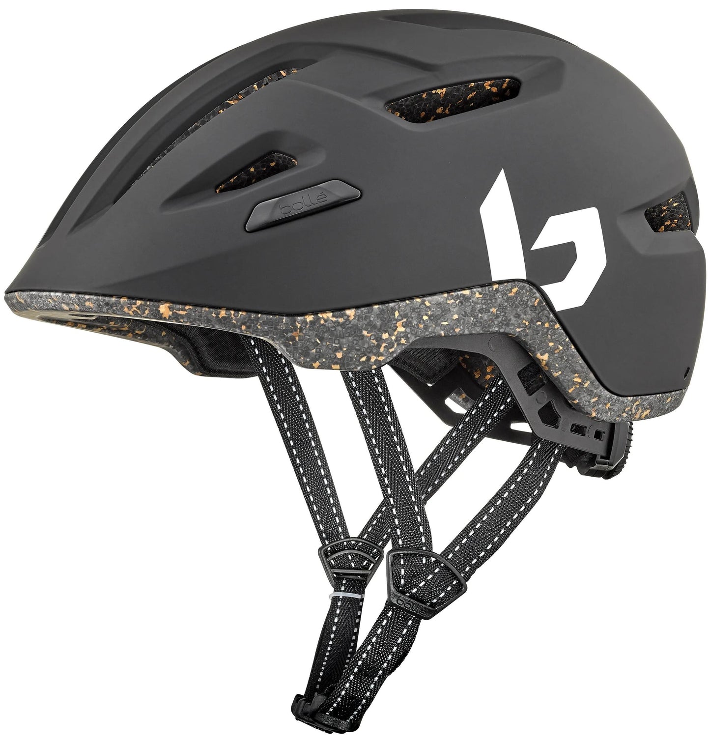 Bollé -Helm -Öko -Haltung l schwarzer Matte