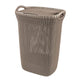 Curver Strick-Wäschebox 57 Liter braun