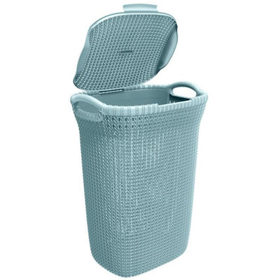 Curver Knit Wäschebox 57 Liter Misty Blue