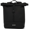 Urbanfester städtischer Rolltop Doppelfahrradbeutel 38 Liter schwarz