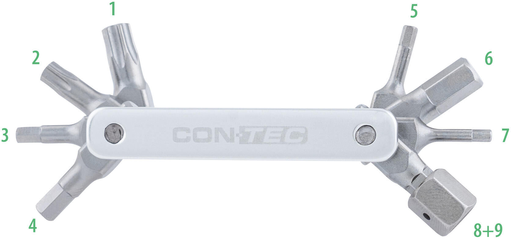 Contac CT Multitool TFR-BUSTER 9 9 Funktionen Silber