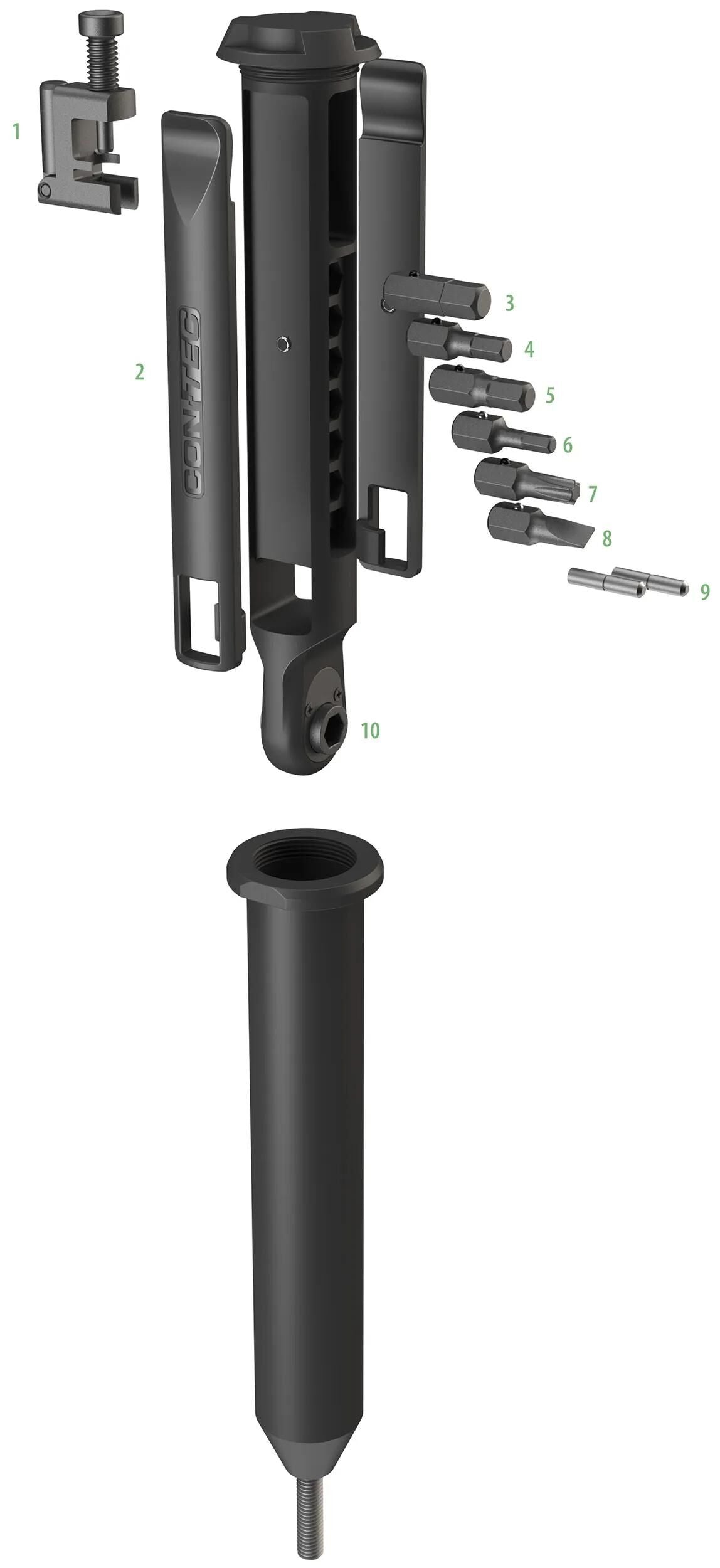 Contac CT Multitool Treasure Fork 10 Funktionen