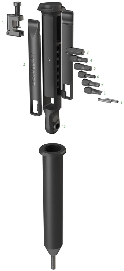 Contac CT Multitool Treasure Fork 10 Funktionen