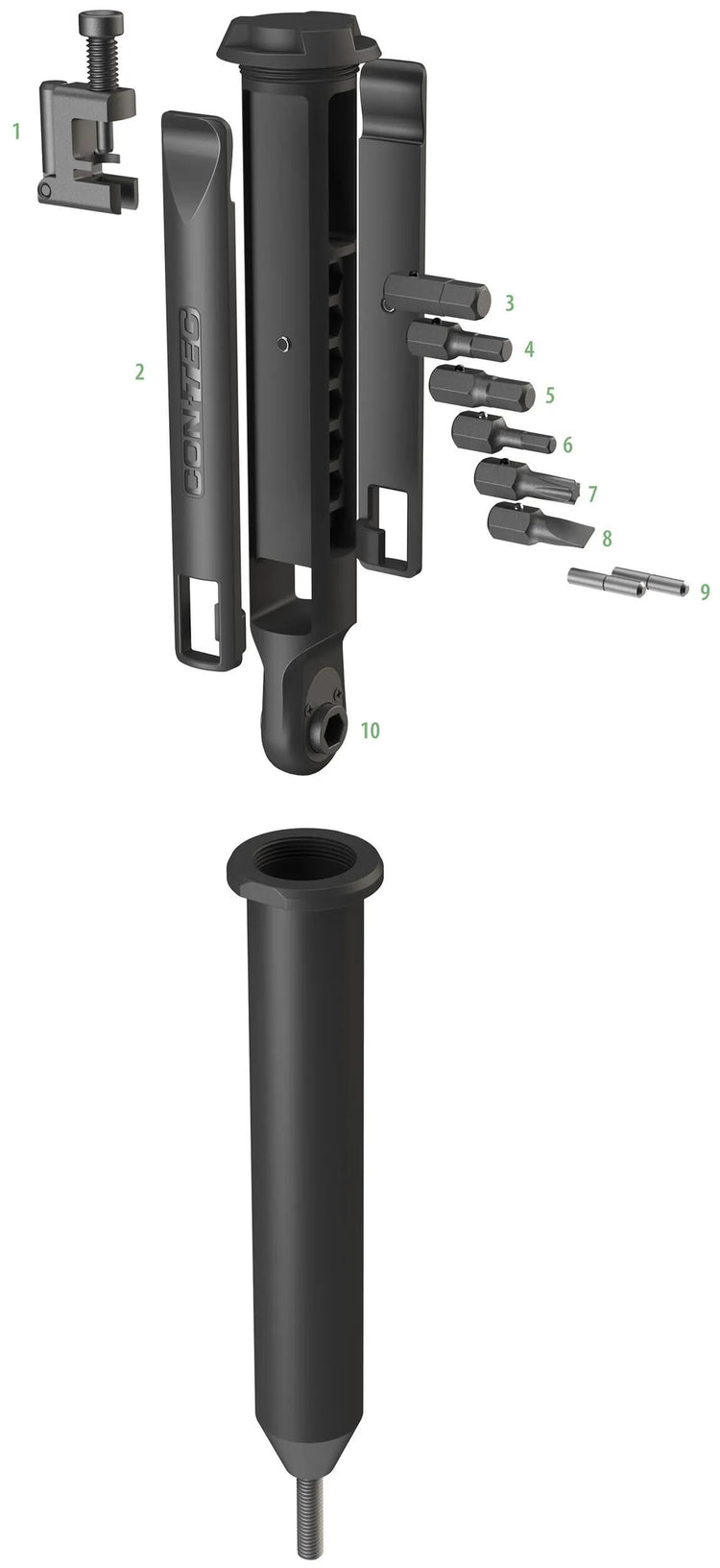 Contac CT Multitool Treasure Fork 10 Funktionen