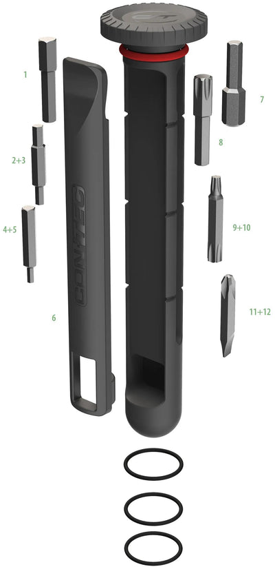 Contac CT Multitool Treasure Bar DLX 12 Funktionen