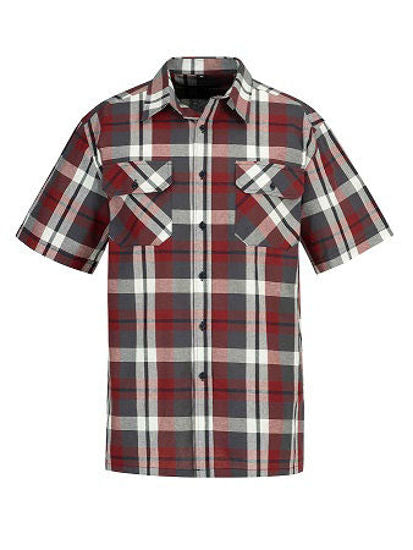 Storvik Karohemd Kurzarm Blockdesign 32 xxxxl