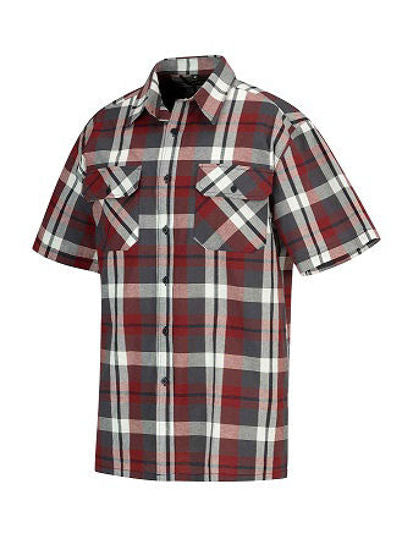 Storvik Karohemd Kurzarm Blockdesign 32 xxxxl