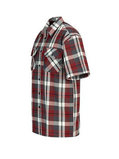 Storvik Karohemd Kurzarm Blockdesign 32 xxxxl