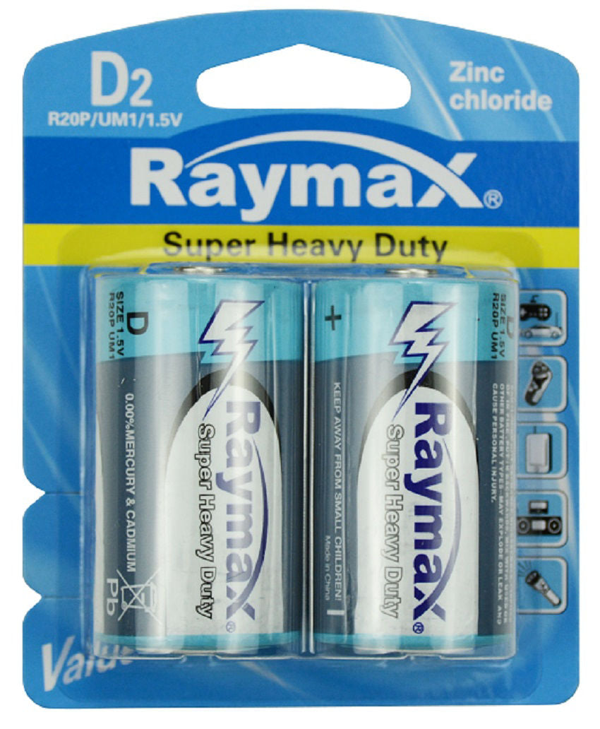 Raymax Batterie R20P Zink D15V %c3%a0 2 Stk