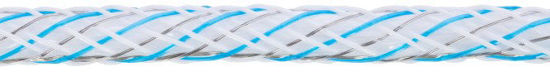 Ako Platinumline Zaunschnur 6 mm 500 m weiß blau