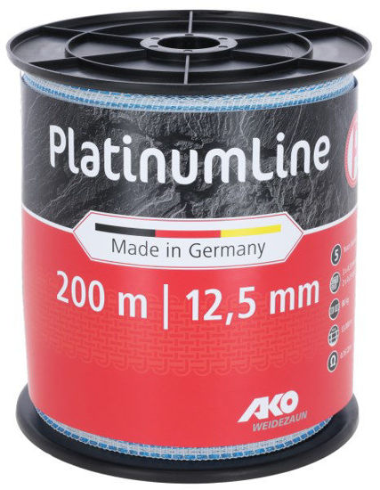 Ako Platinumline Abschreckungsband 125 mm weiß blau 200 m