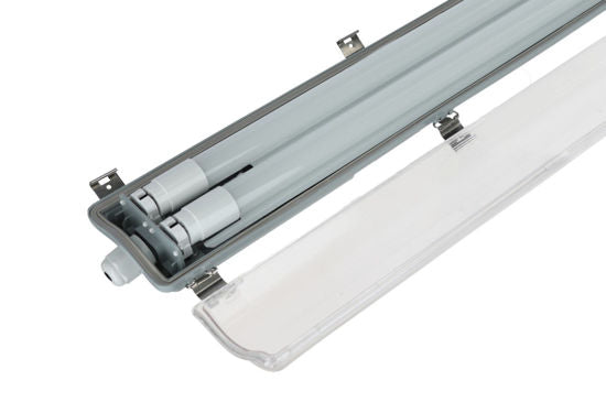 Wasserdichter Leuchtstoffraum mit 2 LED-Leuchtstoffröhren 157 cm