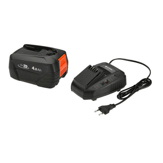 Gardena Startset P4a QC+1x4.0 Ah