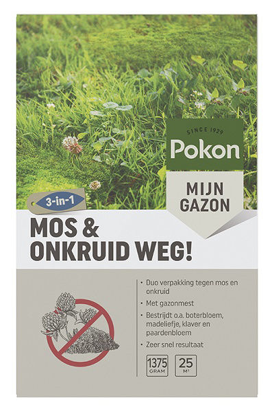 Pokon Moos und Unkraut beseitigt 1375 kg für 25 m2