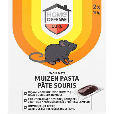 Kb Control HD Mäusepaste Alfachloralose Fertigköder Box 2 Stk Mo