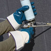 Keron-Handschuh blau NBR mit Kapuze