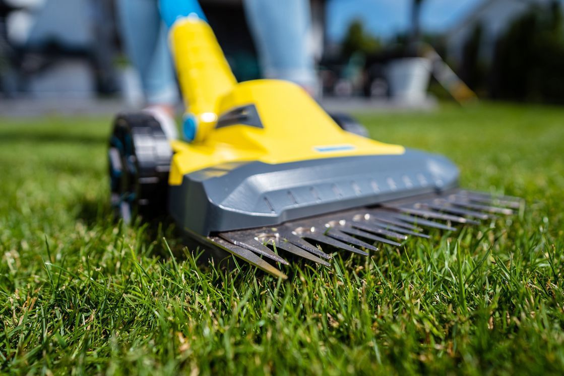 Gloria finecut 18V Kompaktrasenmäher