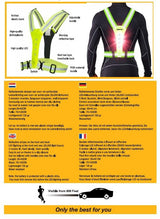 LED laufende Sicherheitsweste, - afbeelding 3