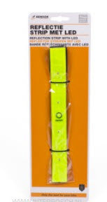 LED-Armband fluoreszierend gelb. inkl. Batterien