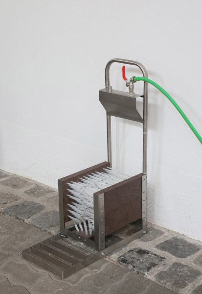 Kerbl Stiefelreiniger Edelstahl