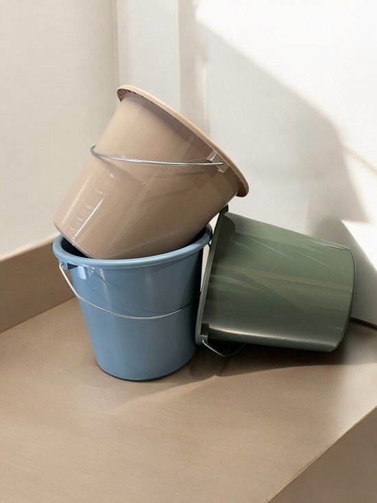 Kunststoff-Haushaltseimer 10 Liter Ökofarben | 25 Stück