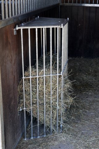 Raufe Slowfeed plus verzinkte Futtersparraufe