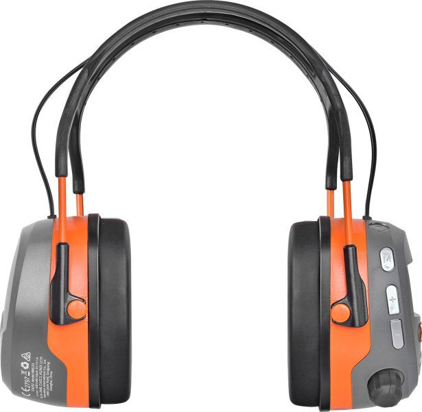 Der Kerbl-Ohrenschützer funktioniert mit Radio und Bluetooth