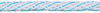 Ako Platinumline Zaunschnur 6 mm 200 m weiß blau