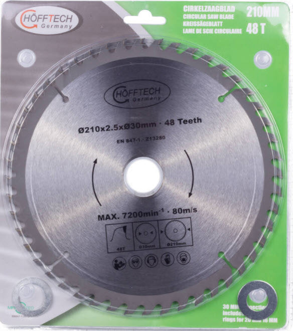 Kreissägeblatt 210mm 48tds