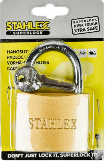 Produkte Vorhängeschloss Superlock 60 mm plus 3 Schlüssel