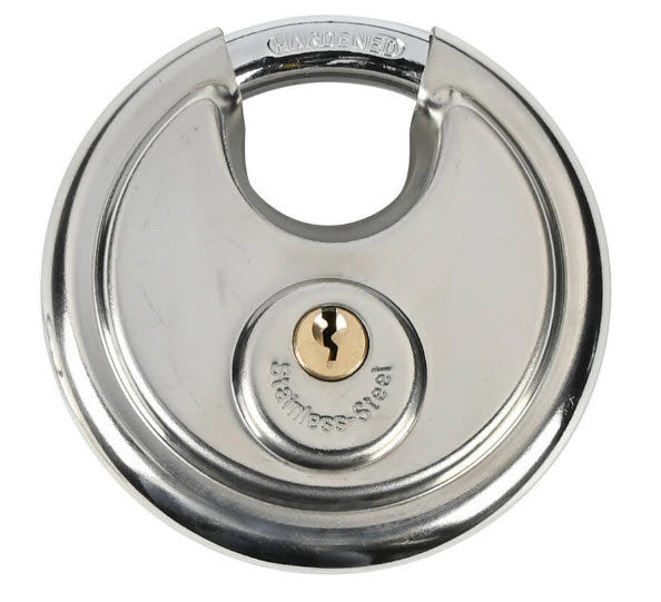 Produkte Vorhängeschloss Diskusschloss 90mm plus 2 Schlüssel