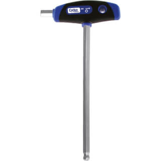 T-Griff-Kugelkopf-Sechskantschlüssel 4mm 150mm lang Cyclus 720613
