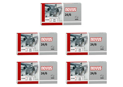 5 Boxen Staples von Novus AFM 24 6