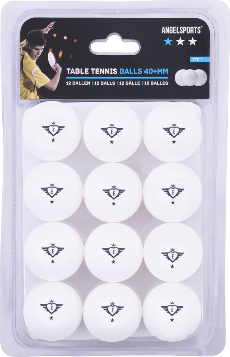 Engelhart Tischtenniskugeln nahtlos 12 Teile