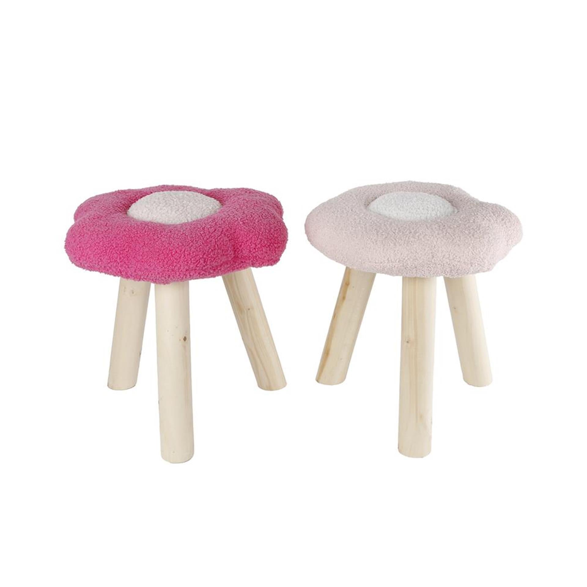 Hocker Blume 30x30x33cm