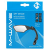 M-Wave Fahrradspiegel 110 x 55 mm rechts schwarz